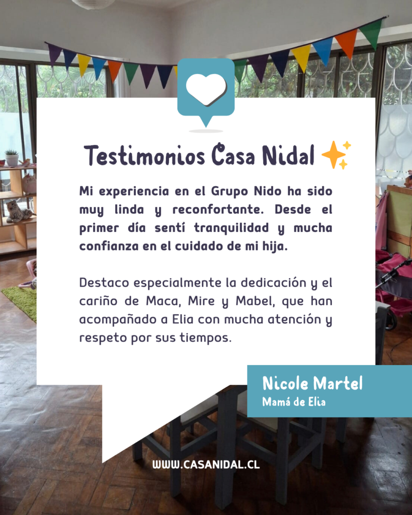 Testimonio grupo Nido Casa Nidal