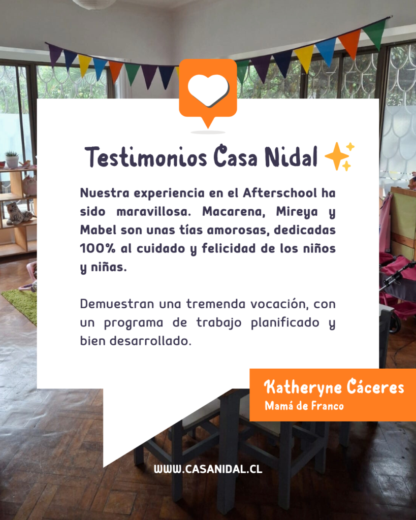 Testimonio afterschool Casa Nidal
